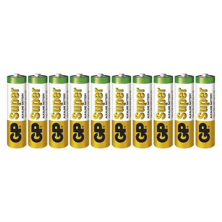 Baterie AA (R6) alkalická GP Super Alkaline  10ks