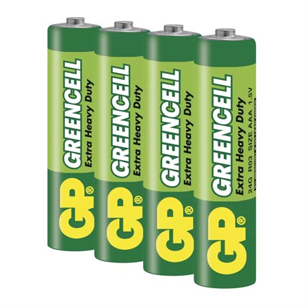 Batérie AAA (R03) Zn-Cl GP Greencell  4ks