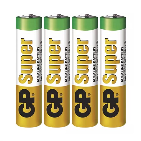 Batérie AAA (R03) alkalická GP Super Alkaline  4ks