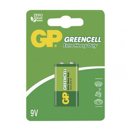 Baterie 6F22 (9V) Zn-Cl GP Greencell