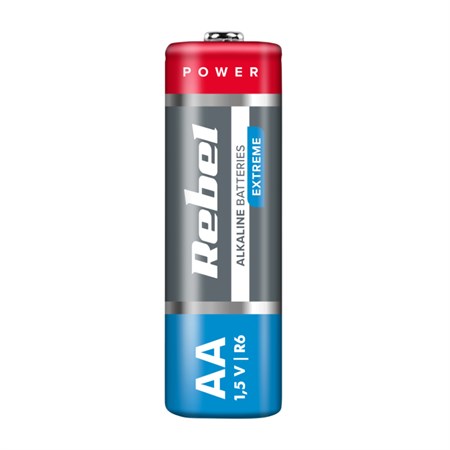 Battery AA (R6) alkaline REBEL EXTREME Alkaline Power 4BP BAT0097B