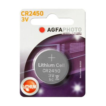 Batéria CR2450 AGFAPHOTO lítiová 1ks / blister