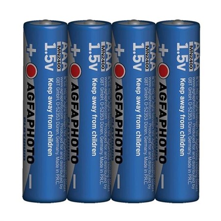 Battery AAA (LR03) alkaline AGFAPHOTO Power 4 pcs / shrink