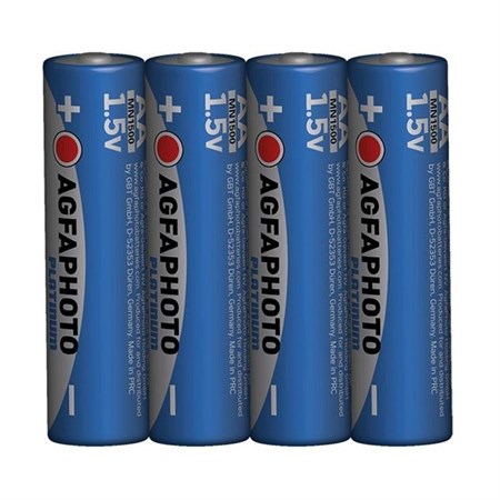 Battery AA (LR6) alkaline AGFAPHOTO Power 4pcs / shrink