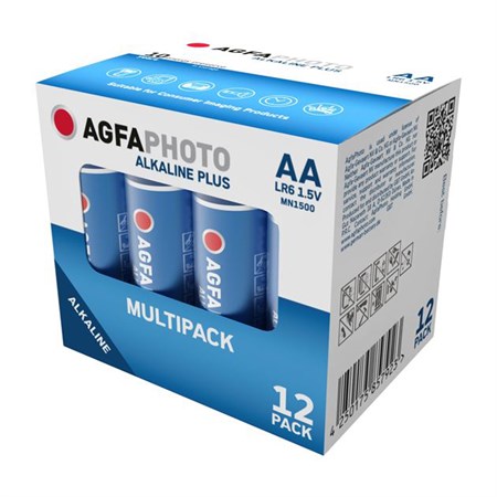 Battery AA (LR6) alkaline AGFAPHOTO Power 12 pcs