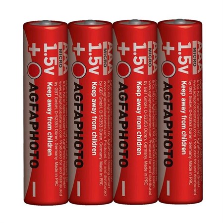 Battery AAA (R03) Zn AGFAPHOTO 4pcs / shrink