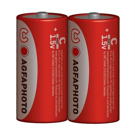 Batéria C (R14) Zn AGFAPHOTO 2ks / shrink