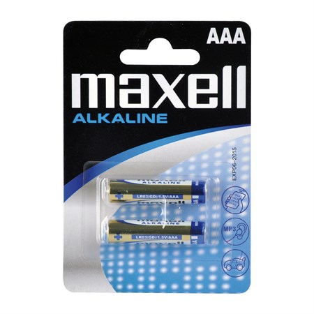 Battery AAA (R03) alkaline MAXELL 2 pcs / blister