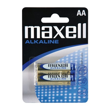 Baterie AA (R6) alkalická MAXELL 2ks / blistr