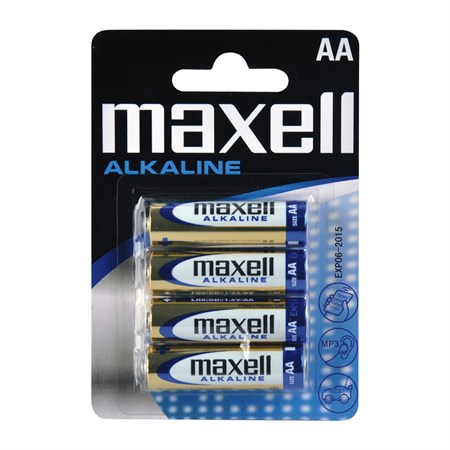 Batéria AA (R6) alkalická MAXELL 4ks / blister
