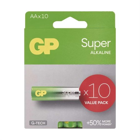 Battery AA (R6) alkaline GP Super 10pcs