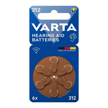 Battery VARTA PR41 / 312 6 pcs / blister