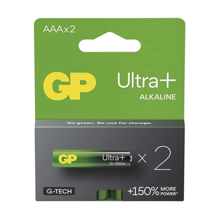 Battery AAA (R03) alkaline GP Ultra Plus 2pcs