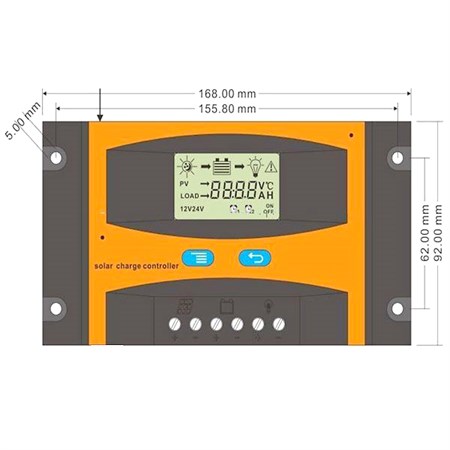 Solar regulator PWM LD2420S-20 12-24V / 20A