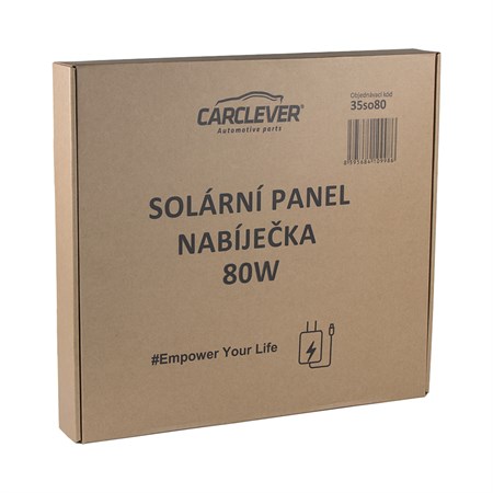 CARCLEVER 35so80 solar panel, 80W charger