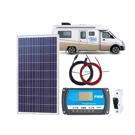 Solar set Caravan SOLARFAM 200Wp fullblack