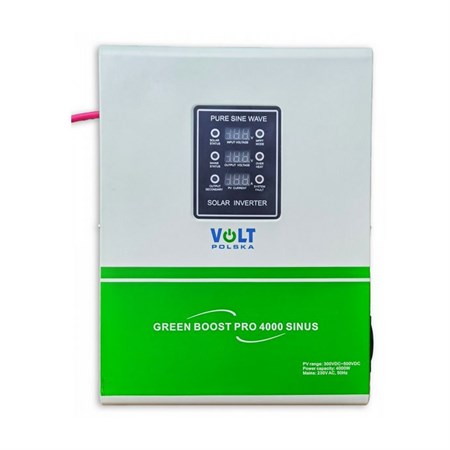 Solární regulátor VOLT Green Boost Pro 4000 Sinus Bypass pro ohřev vody