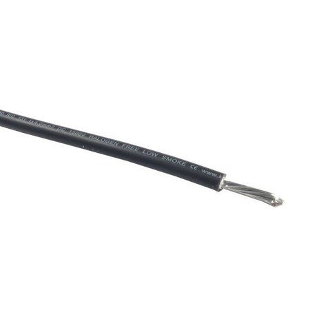 Solární kabel 10mm2, 1500V,  černý, 100m