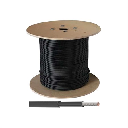 Solární kabel 4mm2, 1500V, černý, 500m GETI GF-C03