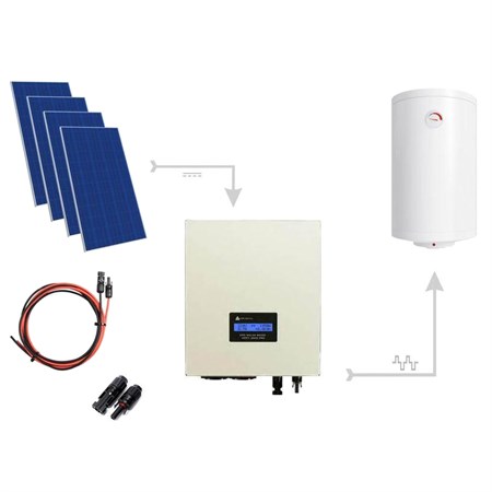 Solar inverter ECO Solar Boost PRO 1650W MPPT 4x PV Mono, Set for water heating