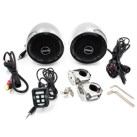 Zvukový systém s reproduktory Bluetooth STU na motocykl