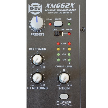 Mixing console SHOW XMG-62X