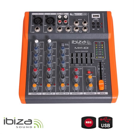 Pult mixážní IBIZA MX401