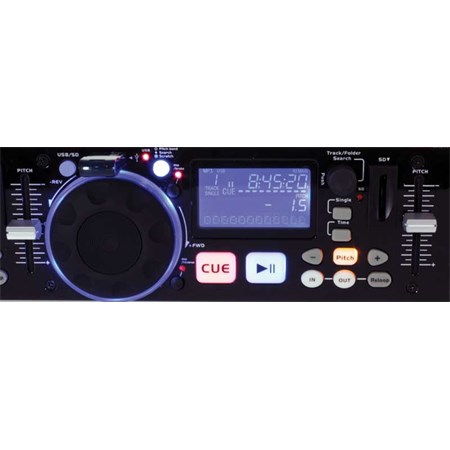 Music player IBIZA IDJ2 dual USB, SD, MP3, DJ Controller