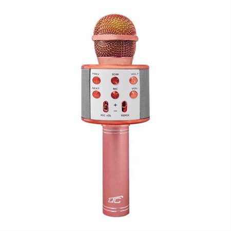 Detský karaoke mikrofón LTC LXMIC100R Rose Gold