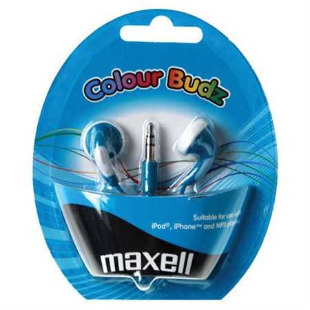 Sluchátka Maxell 303359 Colour Budz Blue
