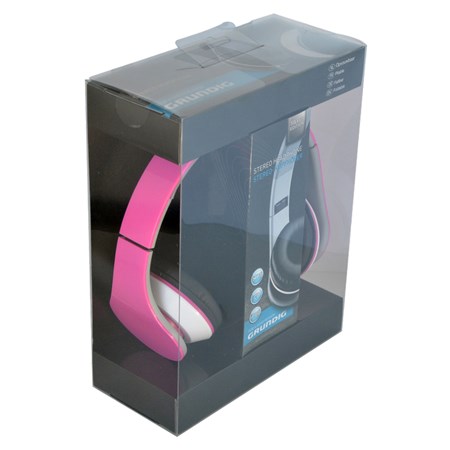 Headphones Grundig foldable pink
