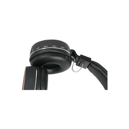 Sluchátka PBH-10,   Bluetooth,  SD, bezdrátová, černá