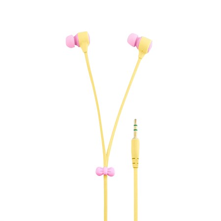 Sluchátka do uší silikonová Macarone růžová