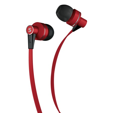 Headphones SENCOR SEP 300 Mic Red Met