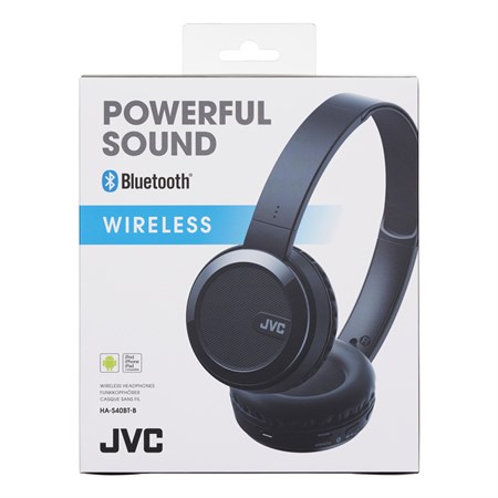 Sluchátka JVC HA-S40BT-B Bluetooth uzavřená, skládací, bezdrátová