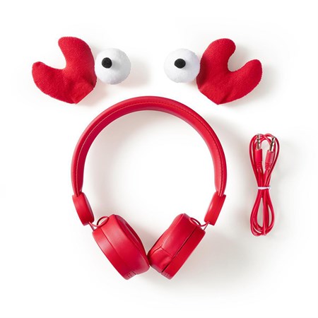 Headphones NEDIS HPWD4000RD Chrissy Crab