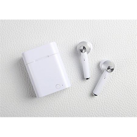 TWS D012A Bluetooth Earphones - silver