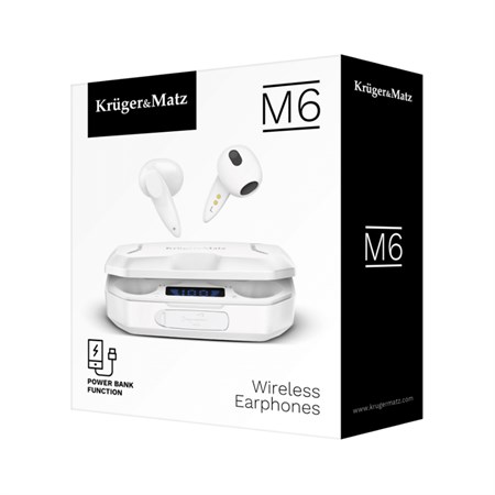 Bluetooth Headphones KRUGER & MATZ M6 White