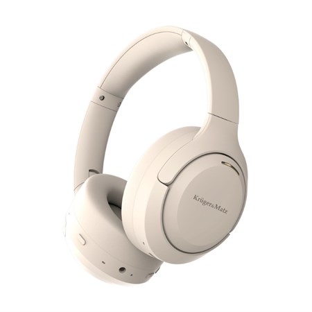 Headphones Bluetooth KRUGER & MATZ F8A Beige