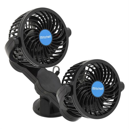 Fan MITCHELL 07222 DUO for suction cup 12V