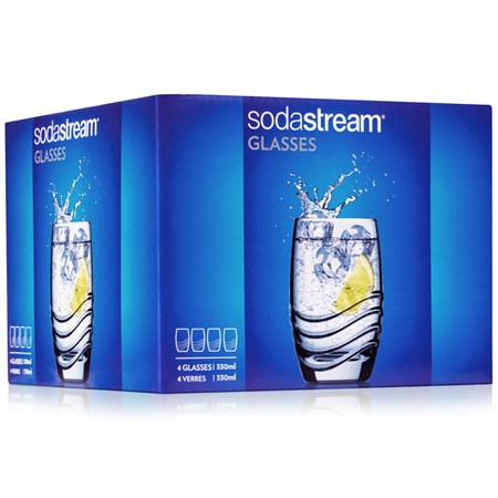 Sklenice SodaStream 4ks 330ml