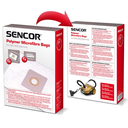 Vacuum cleaner bags SENCOR SVC 900 Micro