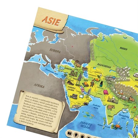 Kniha ALBI Kouzelné čtení kniha: Atlas světa