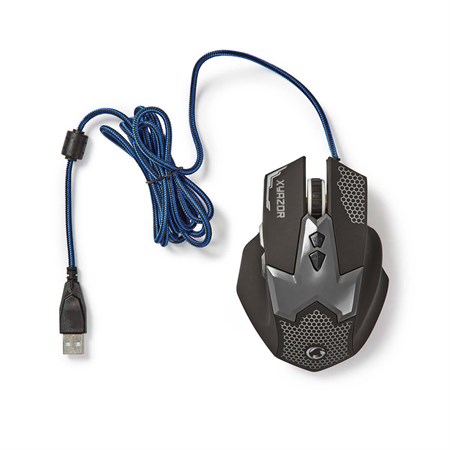 Wired mouse NEDIS GMWD200BK