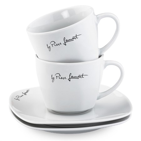Set of mugs and saucers LAMART LT9016 Dine 0.22l