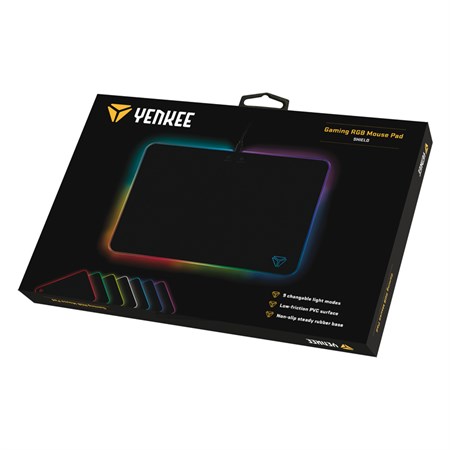 Mouse pad YENKEE RGB YPM 3005 SHIELD gaming
