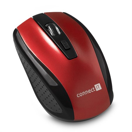 Wireless mouse CONNECT IT CI-1224 red