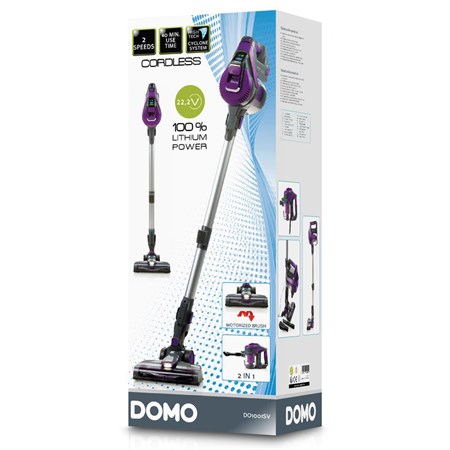 Upright vacuum cleaner DOMO DO1001SV cordless