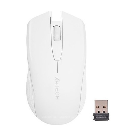 Wireless mouse A4Tech G3-760N V-track white