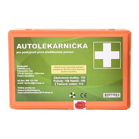 First aid kit TRAIVA in plastic case